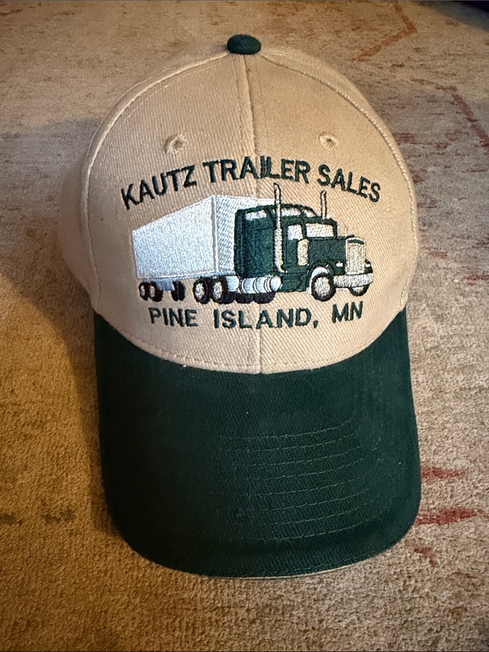 Trailer Sales - Pine Island, MN, Beige & Dark Green Cap